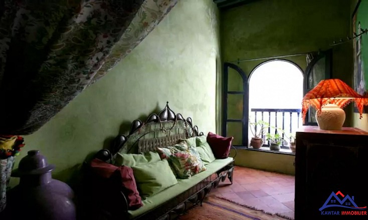 Riad traditionnel avec vue sur mer Vente Riad r  nov   Essaouira R  f
