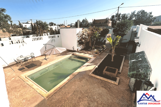 Description de Villa en Location Longue Durée – Elghazoua, à 8 km d'Essaouira 12