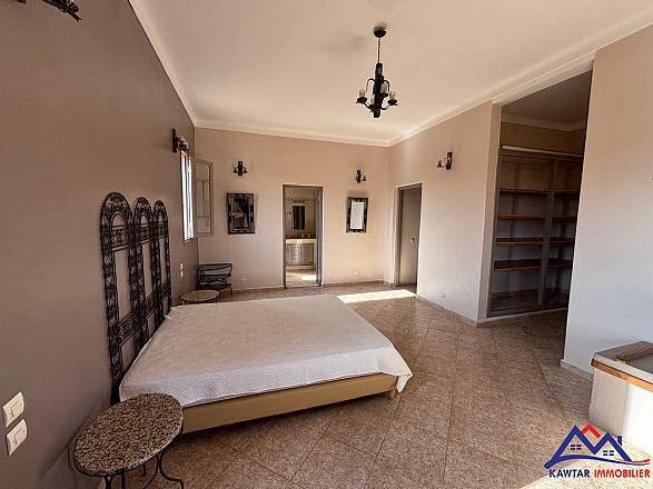 Villa de plain-pied à louer – non meublée – Route de Fès 21