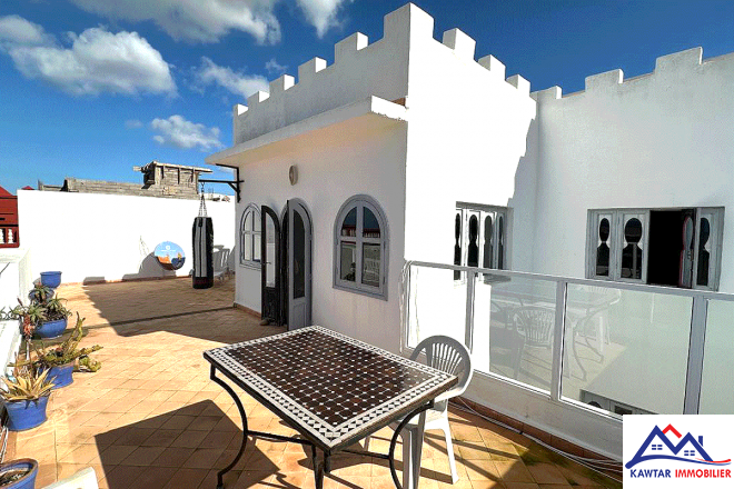 Superbe maison rénovée à Diabat – Vue panoramique golf & océan 19