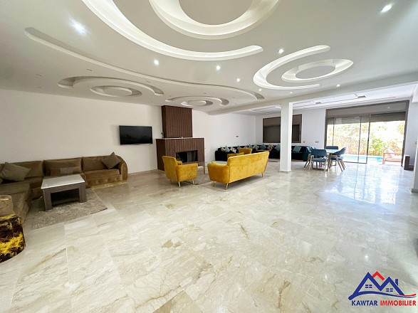 À Louer – Villa de prestige de 480 m² à Marrakech – Quartier Agdal 12
