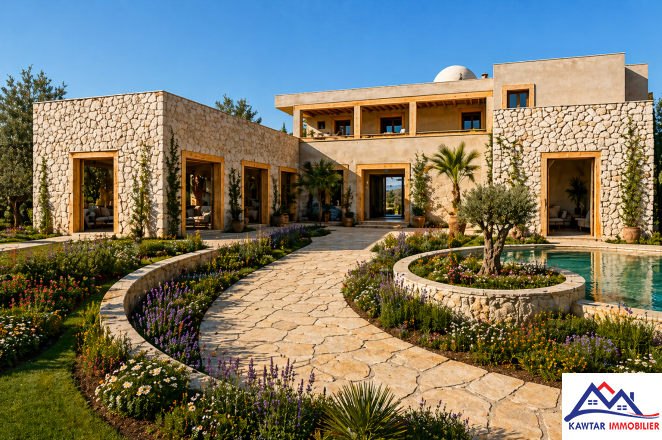 villa semi finie avec piscine sur la route de Marrakech 6