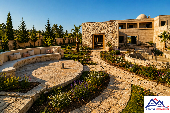 villa semi finie avec piscine sur la route de Marrakech 10