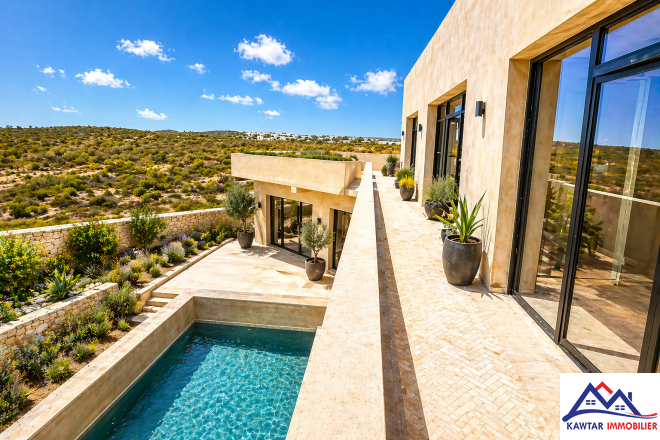 Villa Titrée Semi-Finie à Vendre – Terrain 1000 m² / Surface Habitable 240 m² 1