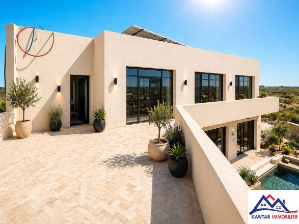 Villa Titrée Semi-Finie à Vendre – Terrain 1000 m² / Surface Habitable 240 m² 3