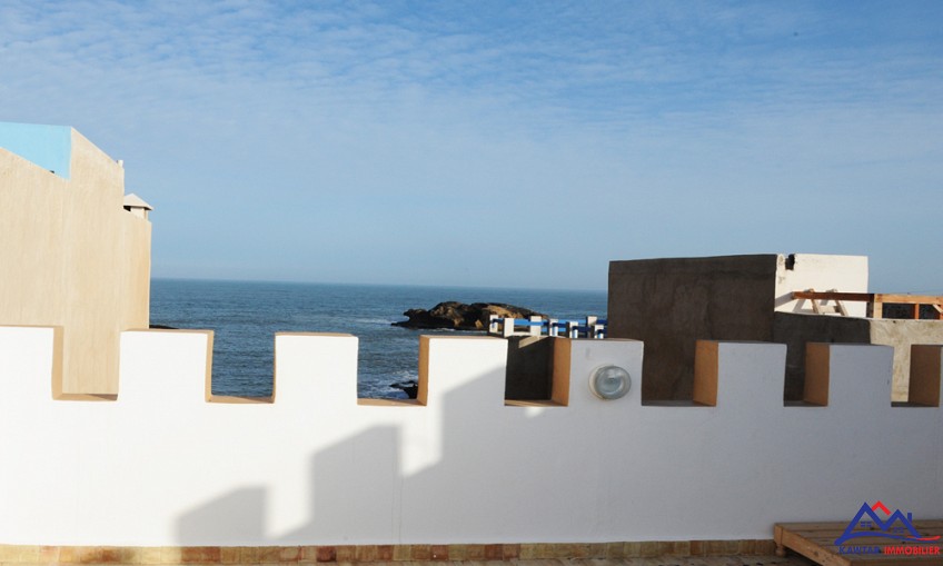 Agréable riad avec vue mer