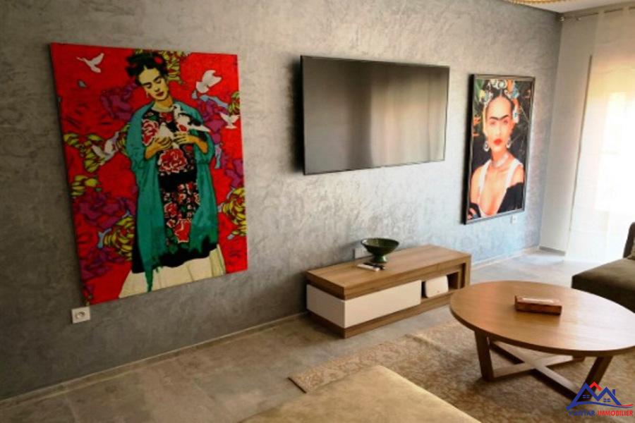Vente appartement dans une résidence très bien  agencé situé sur Guéliz 