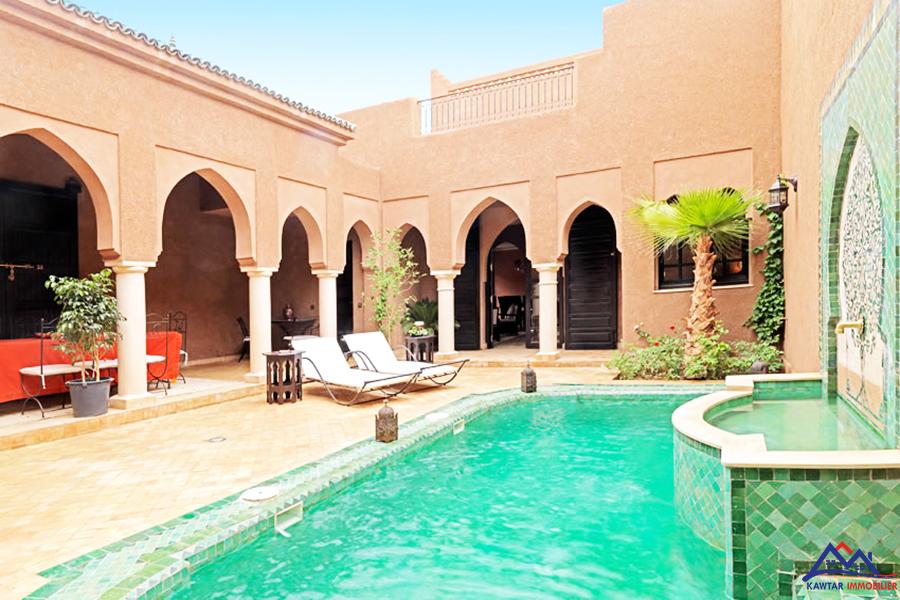 magique villa de charme marocain mis en vente dans un coin de paradis