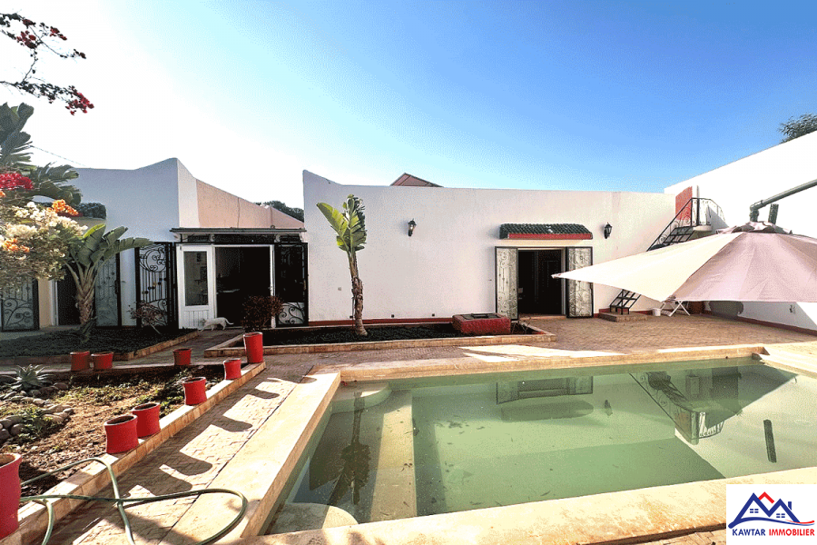 Description de Villa en Location Longue Durée – Elghazoua, à 8 km d'Essaouira