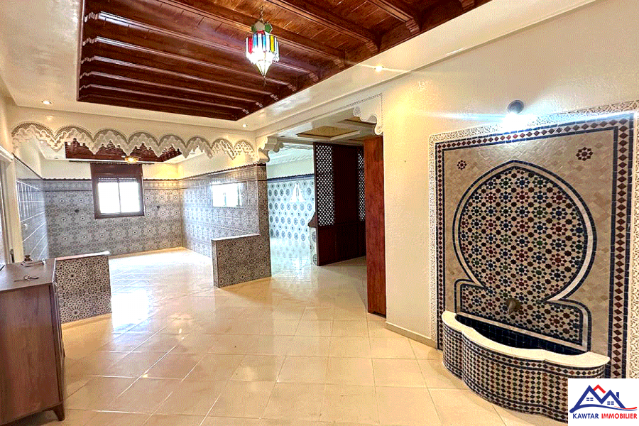 À vendre – Appartement lumineux et meublé à Erraounak