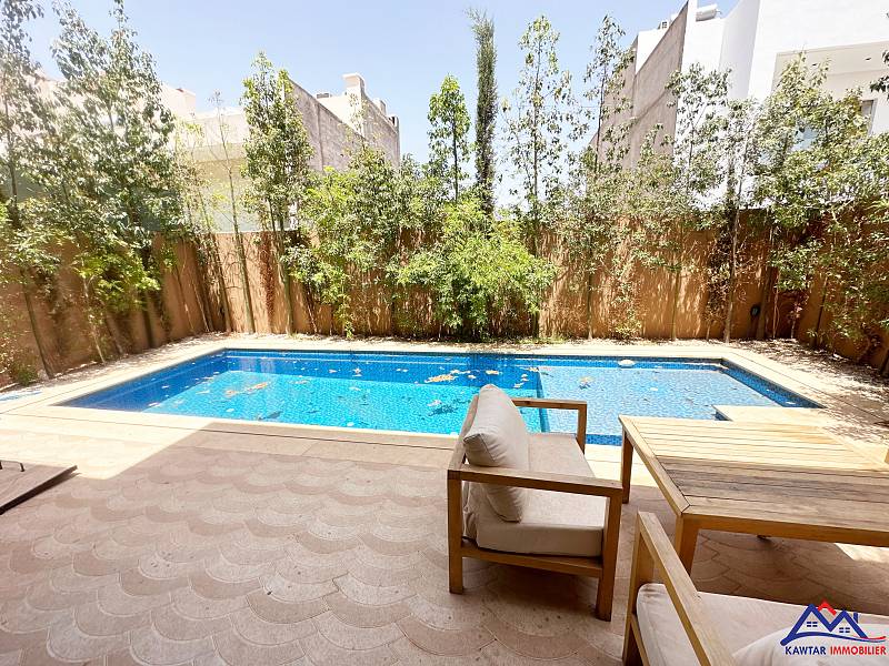 À Louer – Villa de prestige de 480 m² à Marrakech – Quartier Agdal