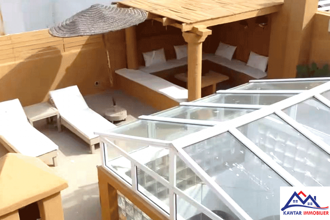 À Vendre – Superbe Riad Bohème avec Vue Mer au Cœur de la Médina d’Essaouira 1