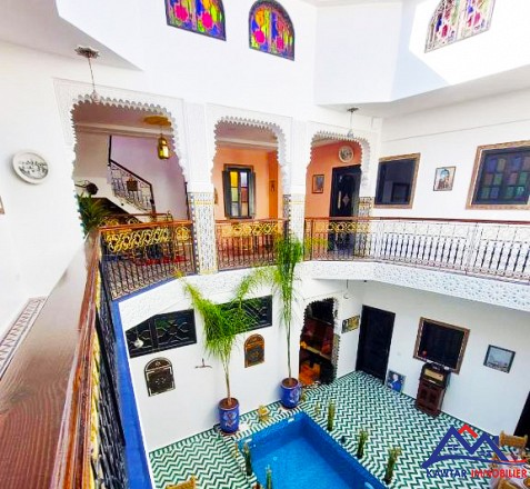 Riad d’Exception à Vendre – Maison d’Hôtes 1
