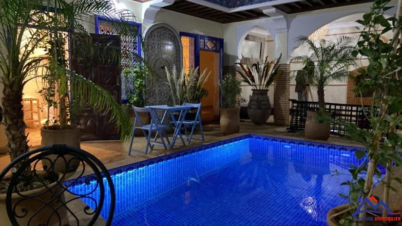 Riad maison d'hôte de charme meublé à vendre – Médina 3