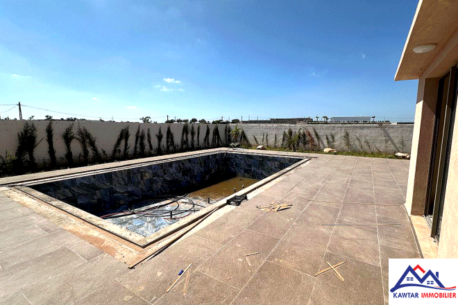 Villa contemporaine neuve de plain-pied avec piscine sur terrain de 1 000 m² – Douar Larab, Essaouira 1