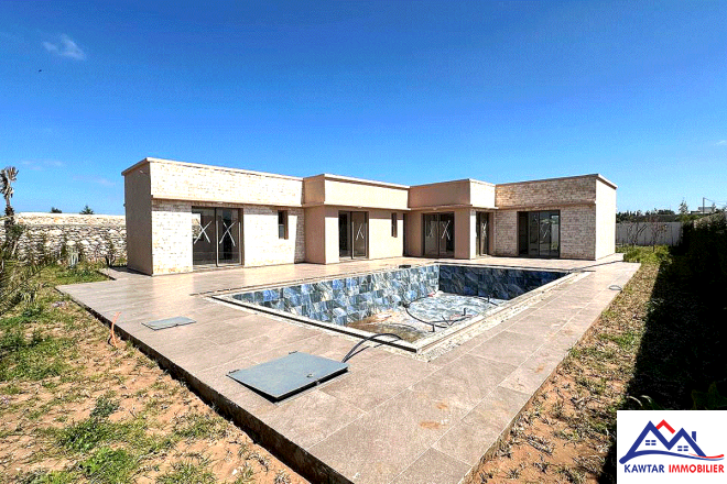 Villa contemporaine neuve de plain-pied avec piscine sur terrain de 1 000 m² – Douar Larab, Essaouira 7
