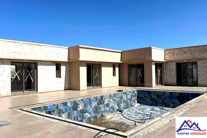 Villa contemporaine neuve de plain-pied avec piscine sur terrain de 1 000 m² – Douar Larab, Essaouira 8