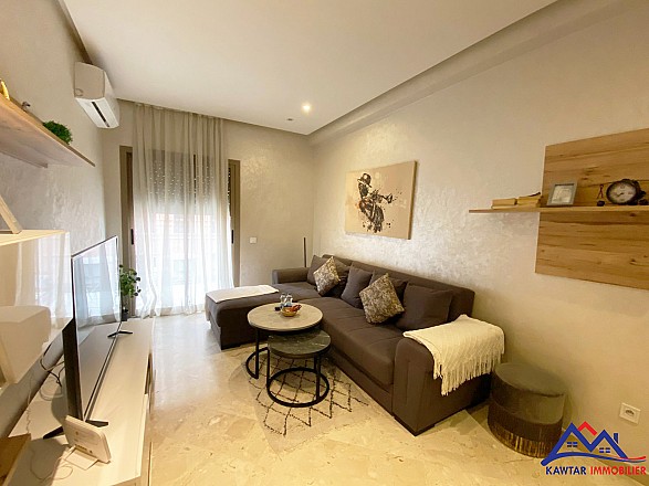 Studio moderne avec balcon au centre de Guéliz 3