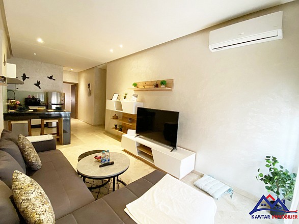 Studio moderne avec balcon au centre de Guéliz 4