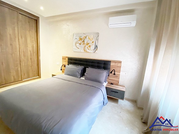 Studio moderne avec balcon au centre de Guéliz 10