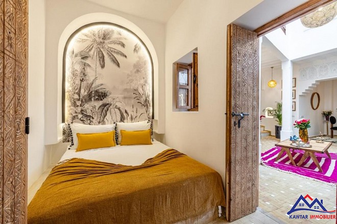 Riad rénové titré à vendre – Riad Zitoun, Médina 10